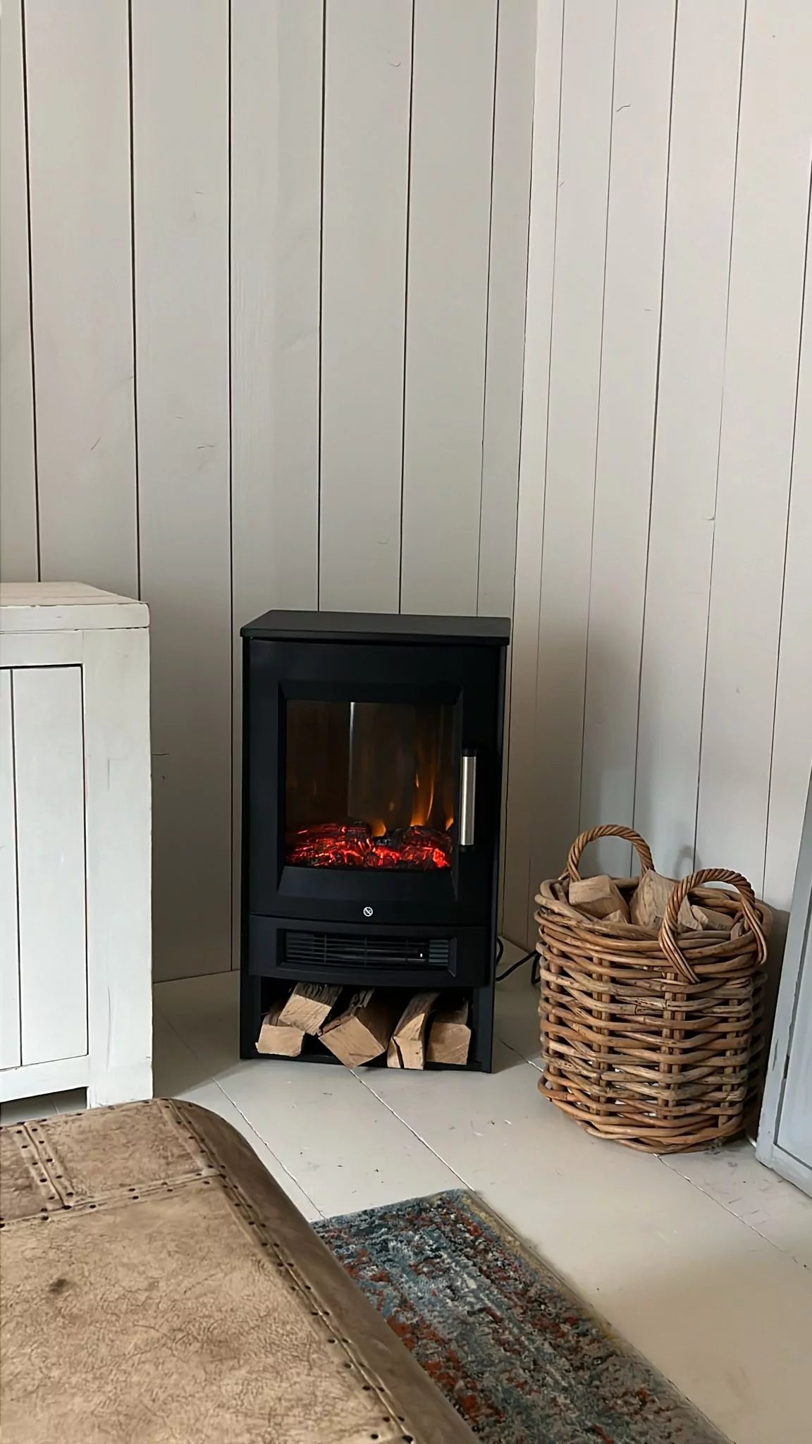 Vrijstaande sfeerhaard